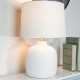 Fabia ceramic table lamp sandy white 58cm