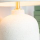 Fabia ceramic table lamp sandy white 58cm