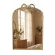 Clayton mirror with bow 72cm gold