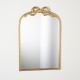 Clayton mirror with bow 72cm gold