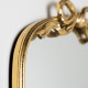 Clayton mirror with bow 72cm gold