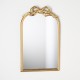 Clayton mirror with bow 50cm gold
