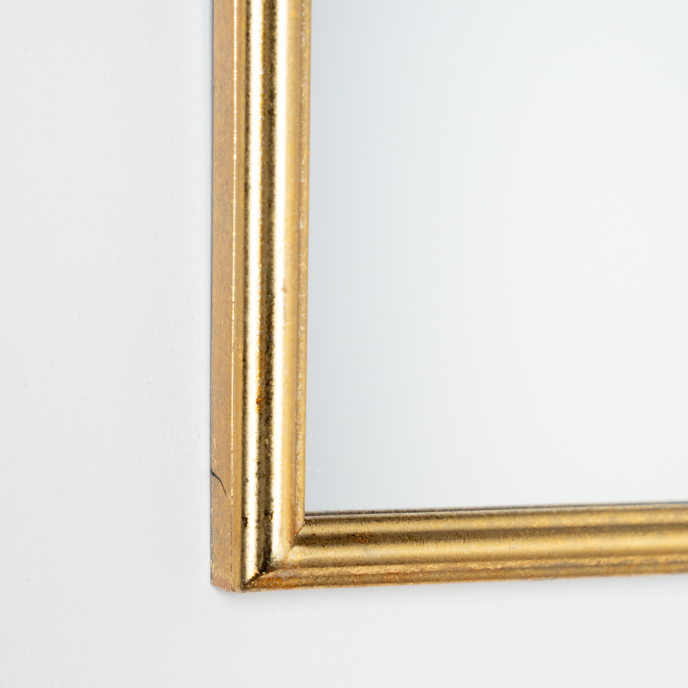 Clayton mirror with bow 50cm gold