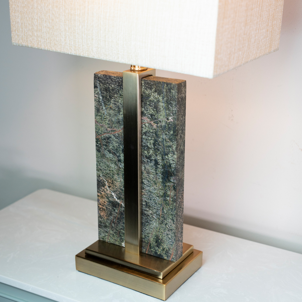 Claudia marble table lamp 70cm