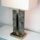Claudia marble table lamp 70cm