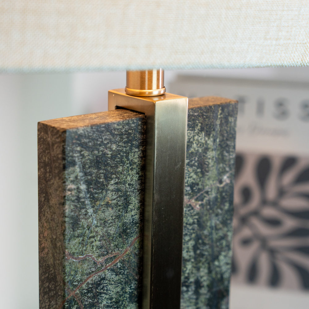 Claudia marble table lamp 70cm
