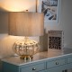 Kyra table lamp mercury glass 57cm