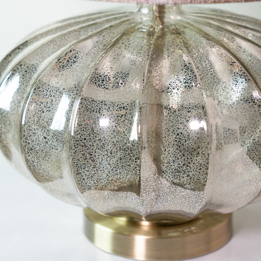 Kyra table lamp mercury glass 57cm