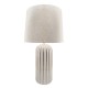 Sloane ceramic table lamp ridged 64cm