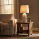 Sloane ceramic table lamp ridged 64cm