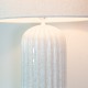 Sloane ceramic table lamp ridged 64cm