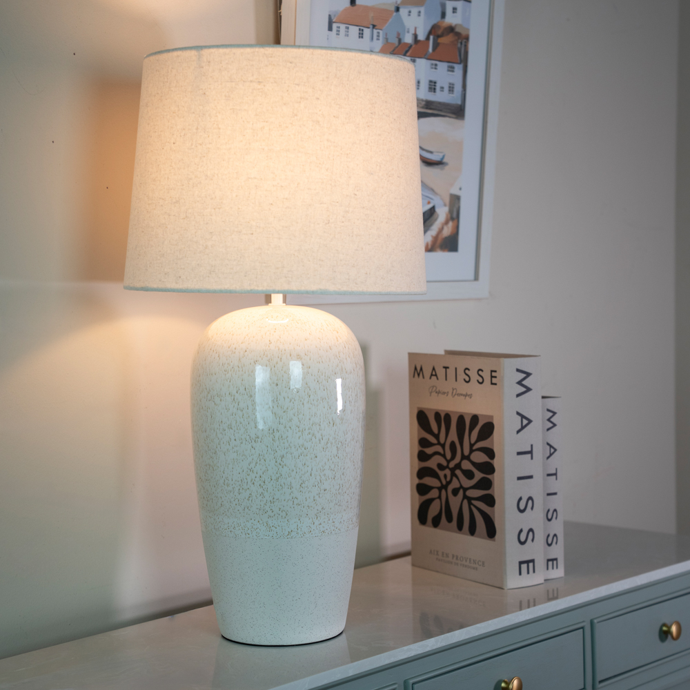 Sloane ceramic table lamp smooth 65cm