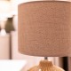 Dakota ceramic lamp muted yellow 35cm