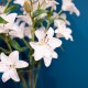 Real touch lillies vase with faux water 70cm