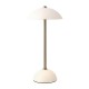 Apollo usb rechargeable lamp matt ivory