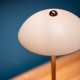 Apollo usb rechargeable lamp matt ivory