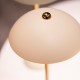 Apollo usb rechargeable lamp matt ivory