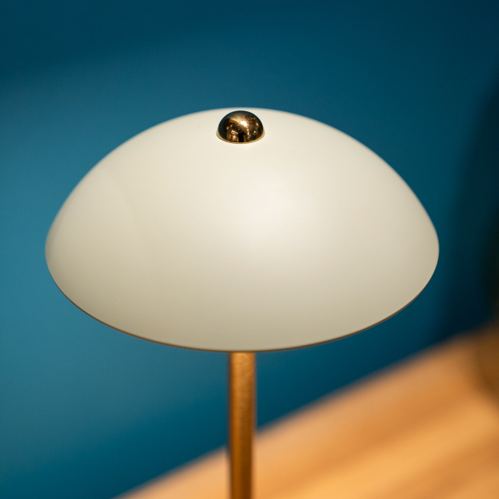 Apollo usb rechargeable lamp matt olive