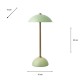 Apollo usb rechargeable lamp matt olive