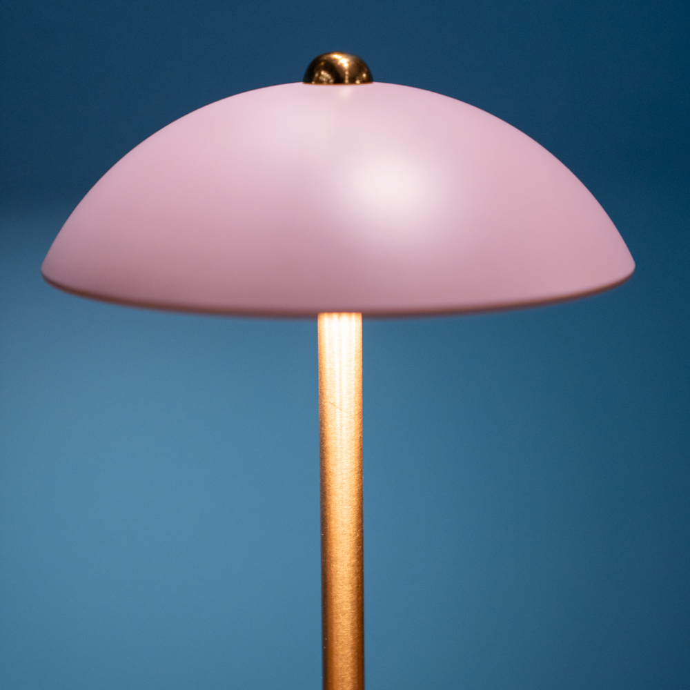 Apollo usb rechargeable lamp matt purple
