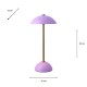 Apollo usb rechargeable lamp matt purple