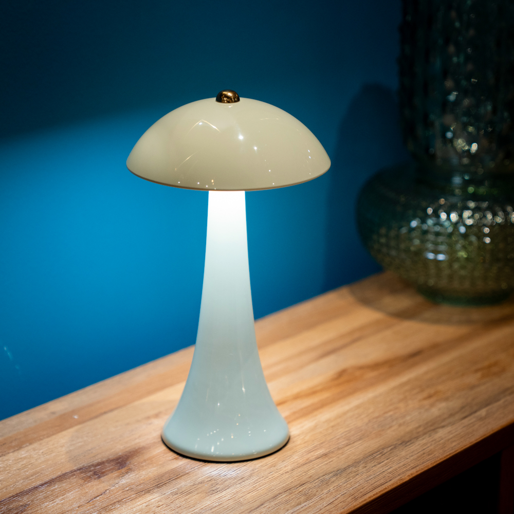 Comet usb rechargeable lamp gloss olive  