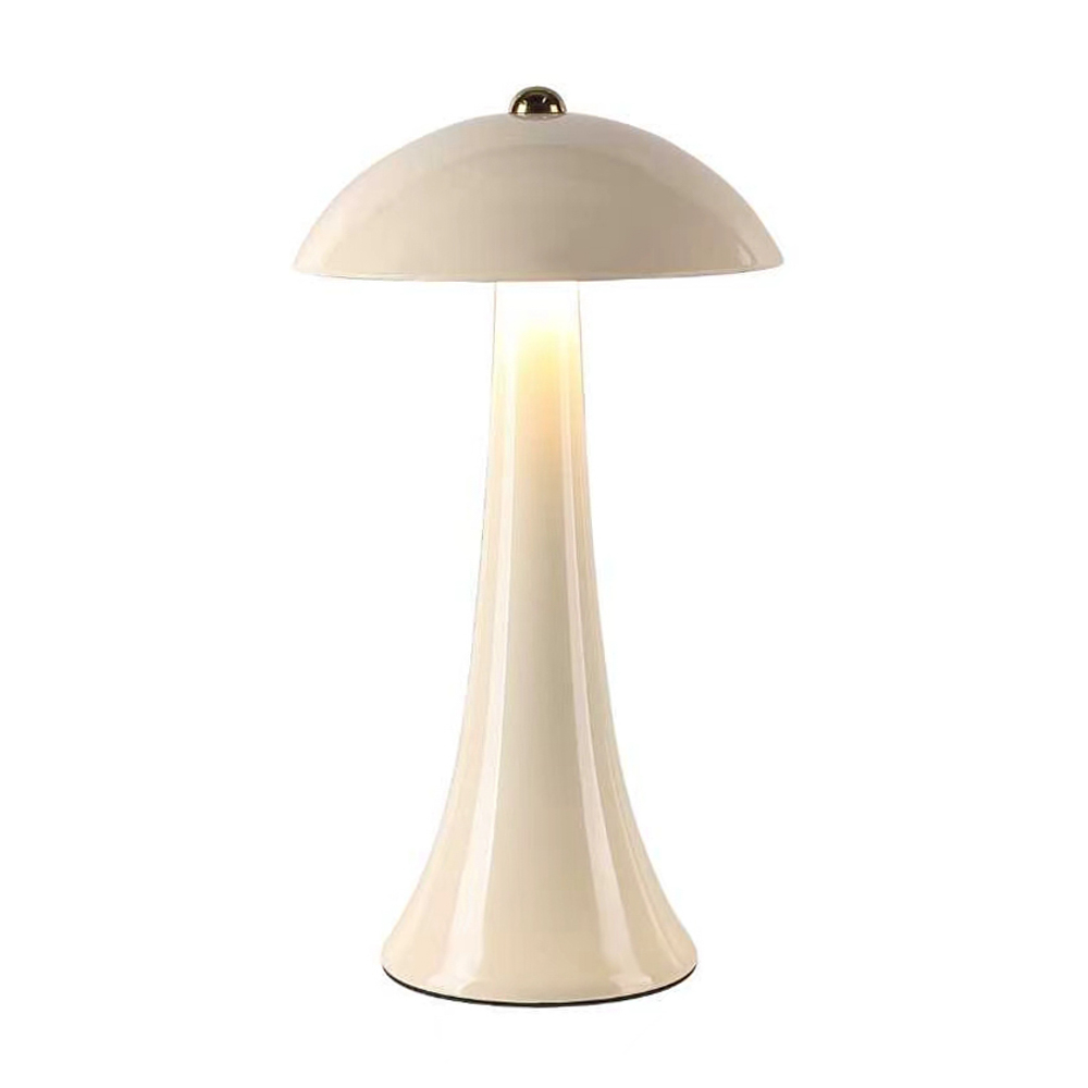 Comet usb rechargeable lamp gloss ivory