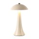 Comet usb rechargeable lamp gloss ivory