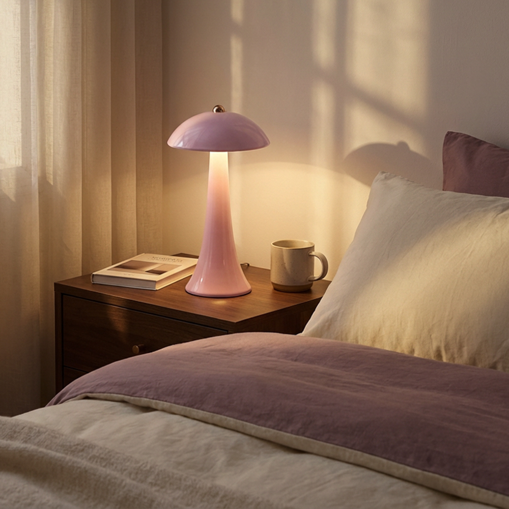 Comet usb rechargeable lamp gloss purple  