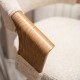 Dawson island chair white wash 