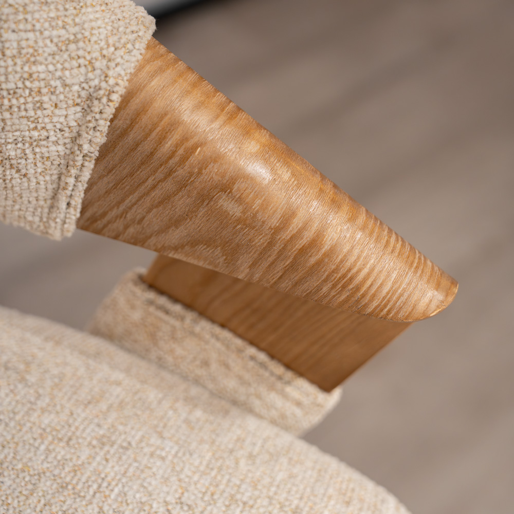 Dawson island chair white wash 