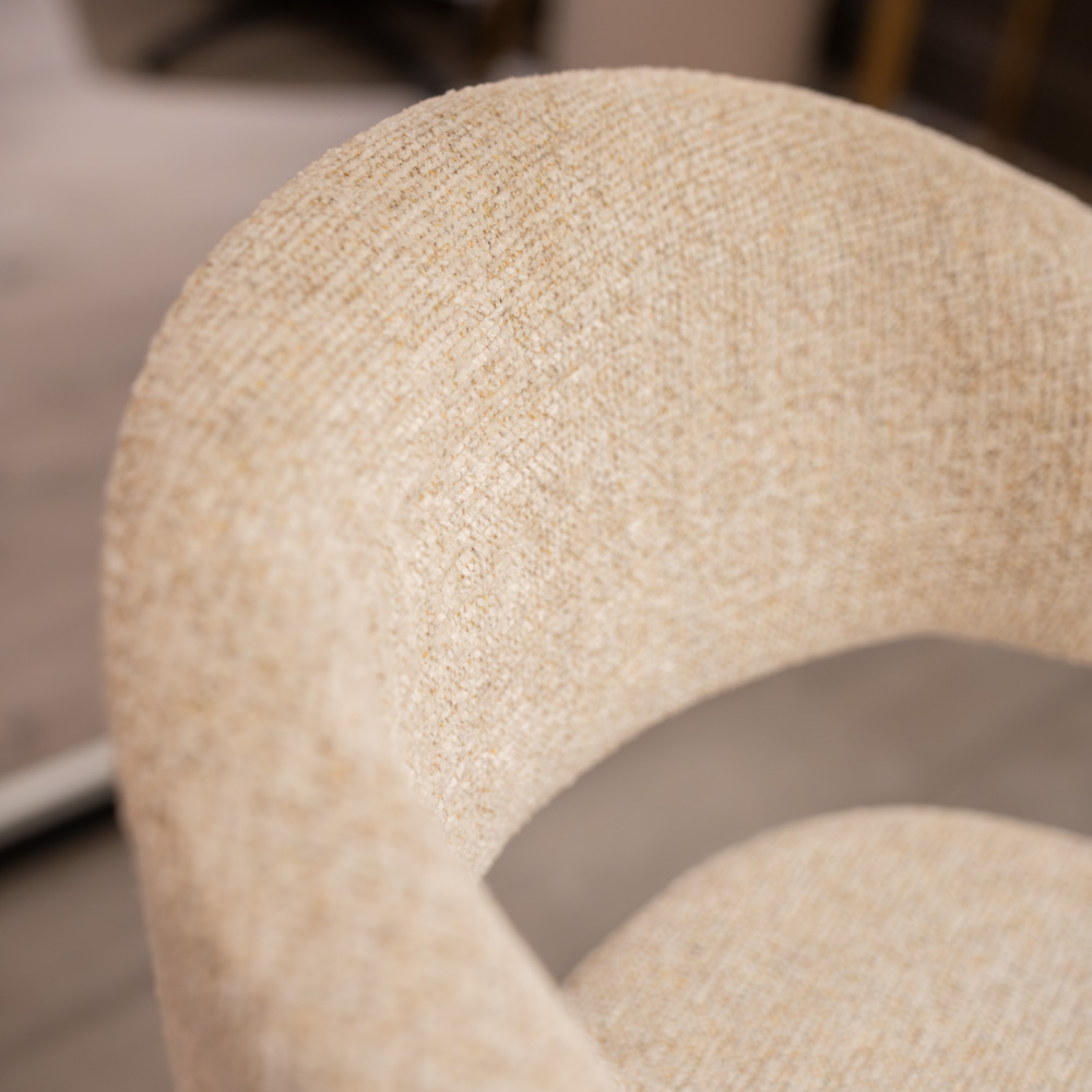 Dawson island chair white wash 