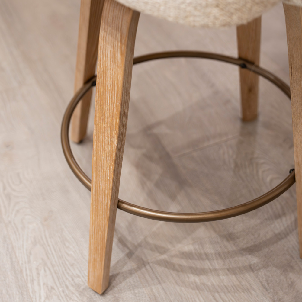 Dawson island chair white wash 