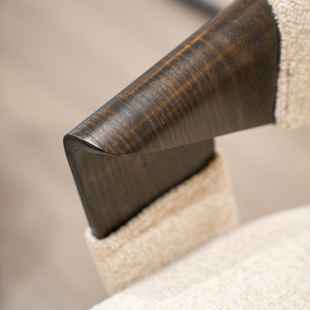 Dawson island chair smoked oak