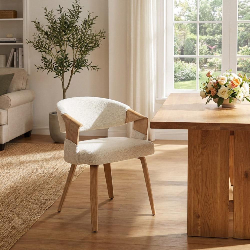 Dawson dining chair white wash