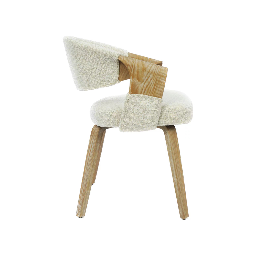 Dawson dining chair white wash