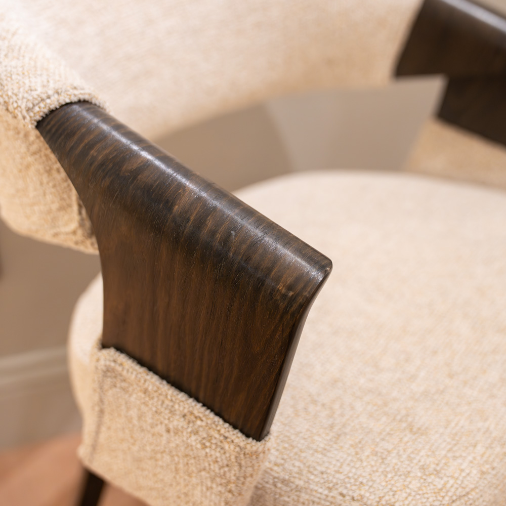 Dawson dining chair smoked oak