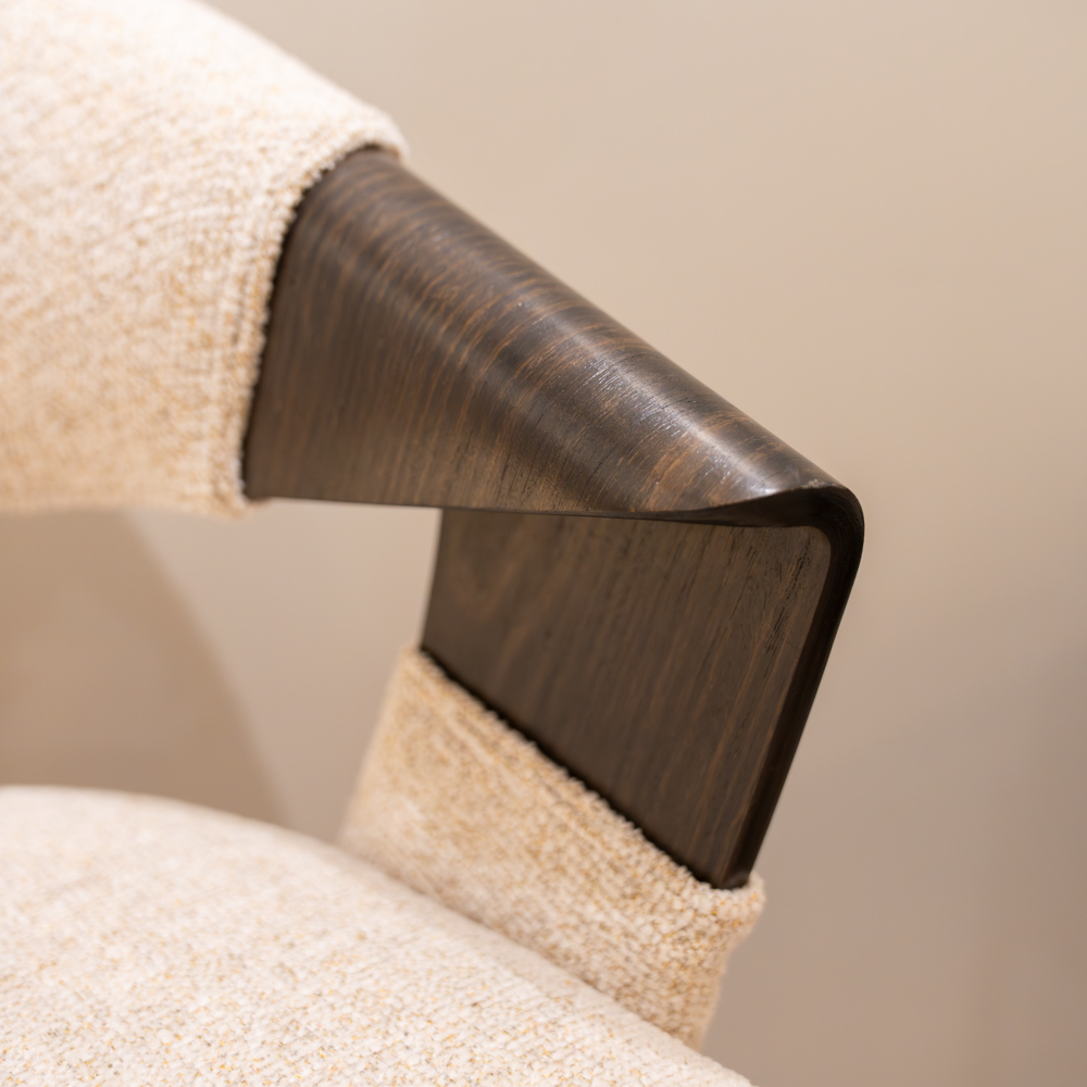 Dawson dining chair smoked oak