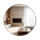 Modena round wall mirror silver 90cm