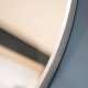 Modena round wall mirror silver 90cm
