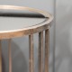 Freya set of 2 accent table silver