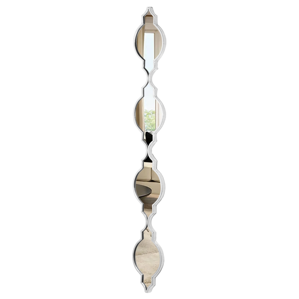 Gatsby mirrors slim silver