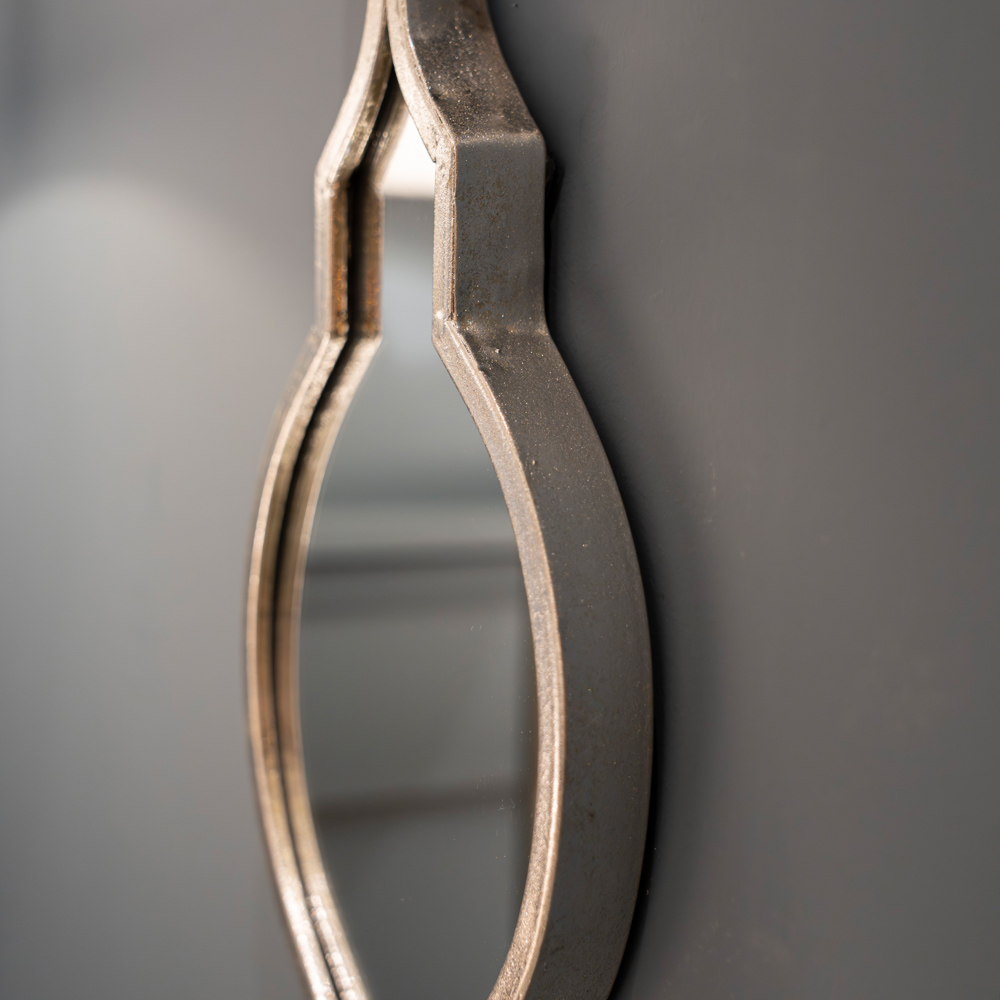 Gatsby mirrors slim silver