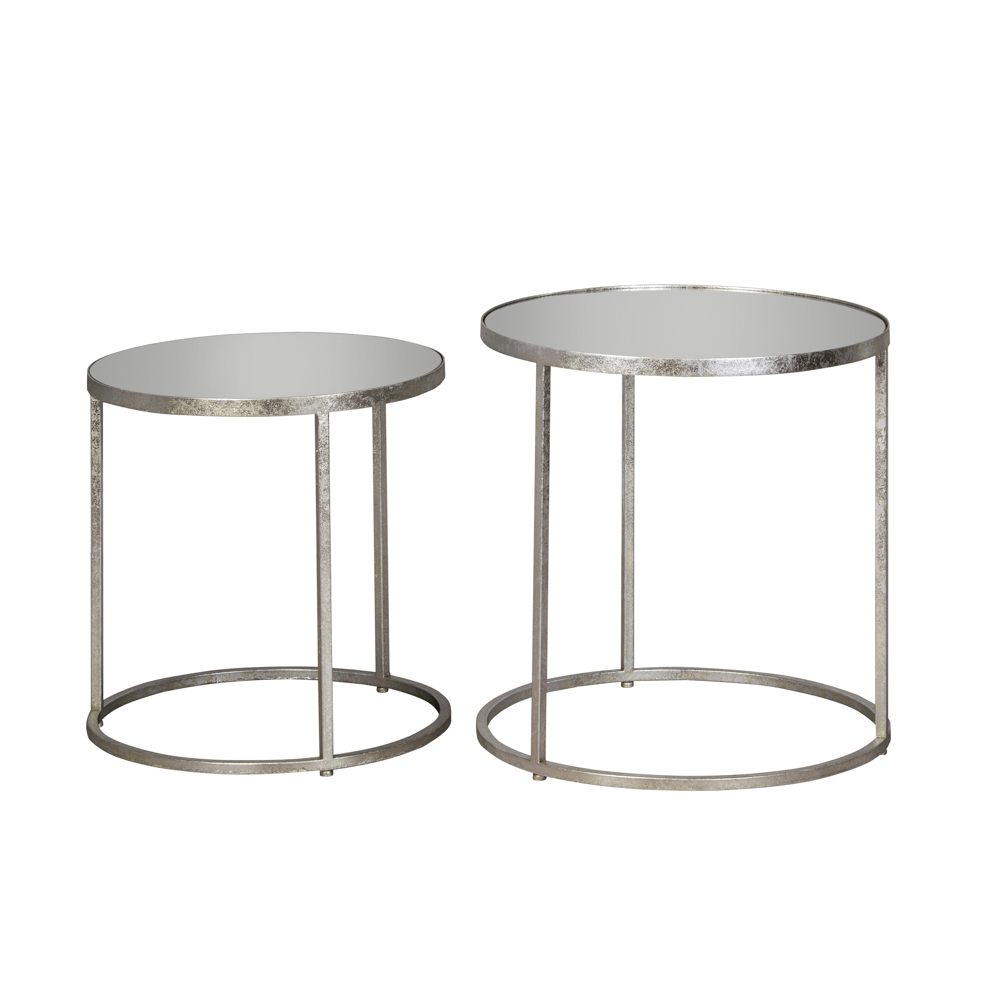 Avery s/2 side tables silver