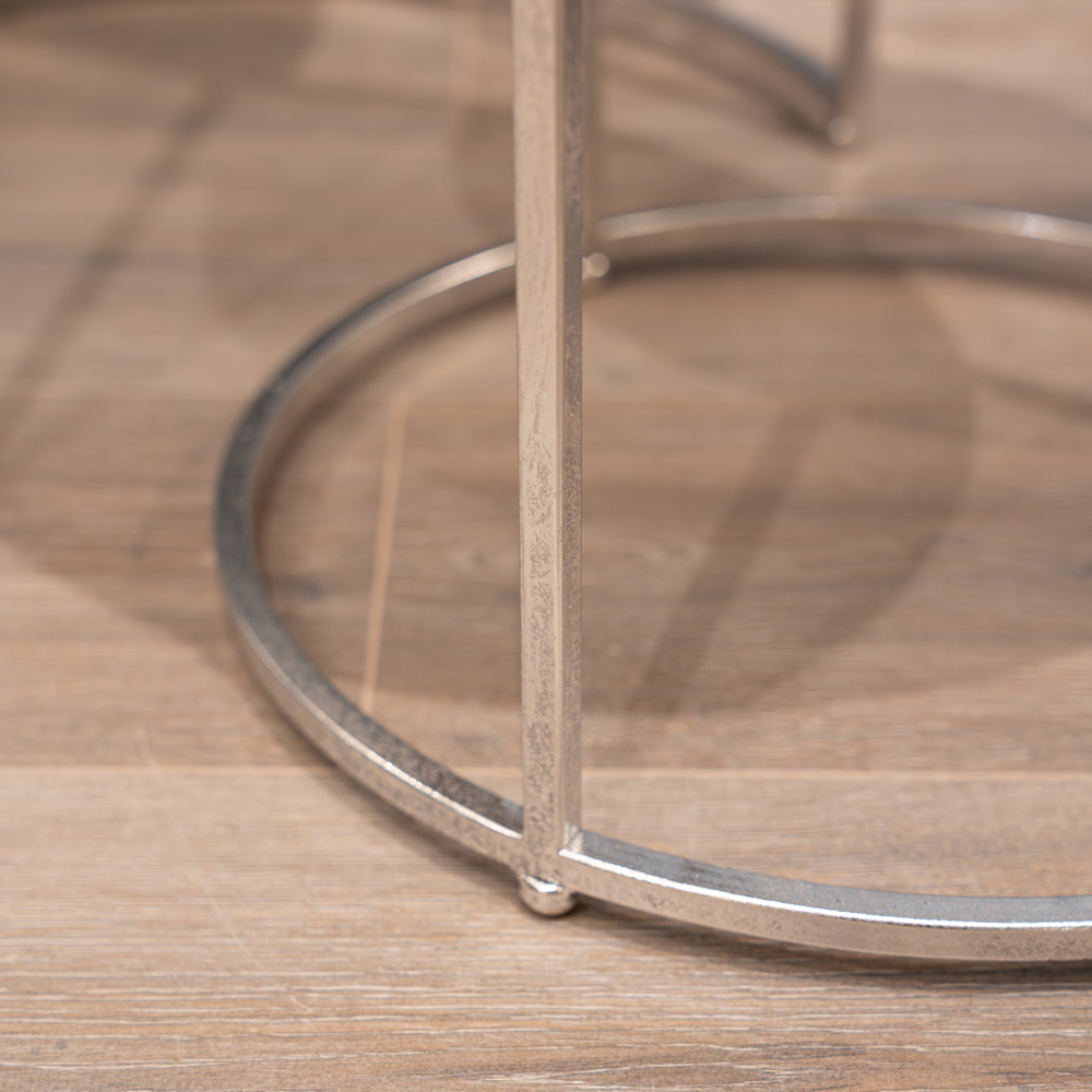 Avery s/2 side tables silver