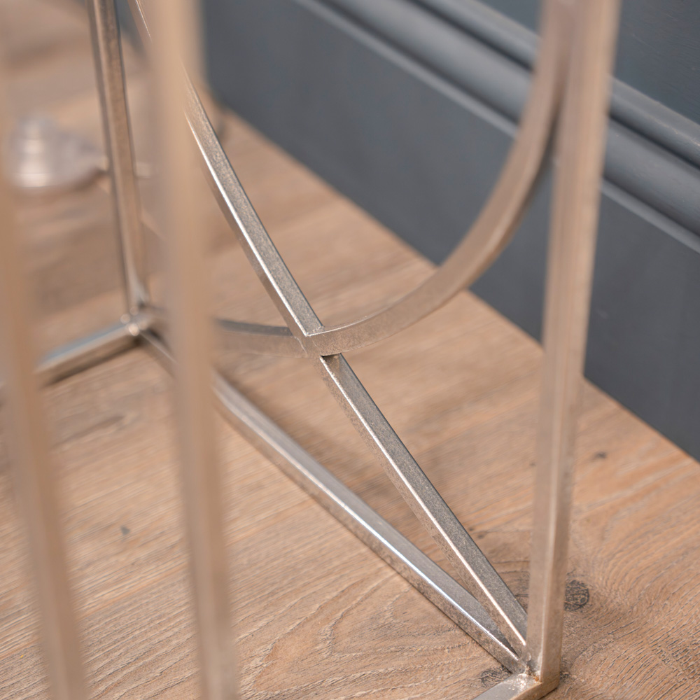 Franklin s/2 sofa tables silver