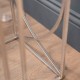 Franklin s/2 sofa tables silver