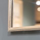 Clayton mirror with bow 72cm silver