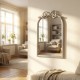Clayton mirror with bow 50cm silver