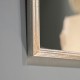 Clayton mirror with bow 50cm silver